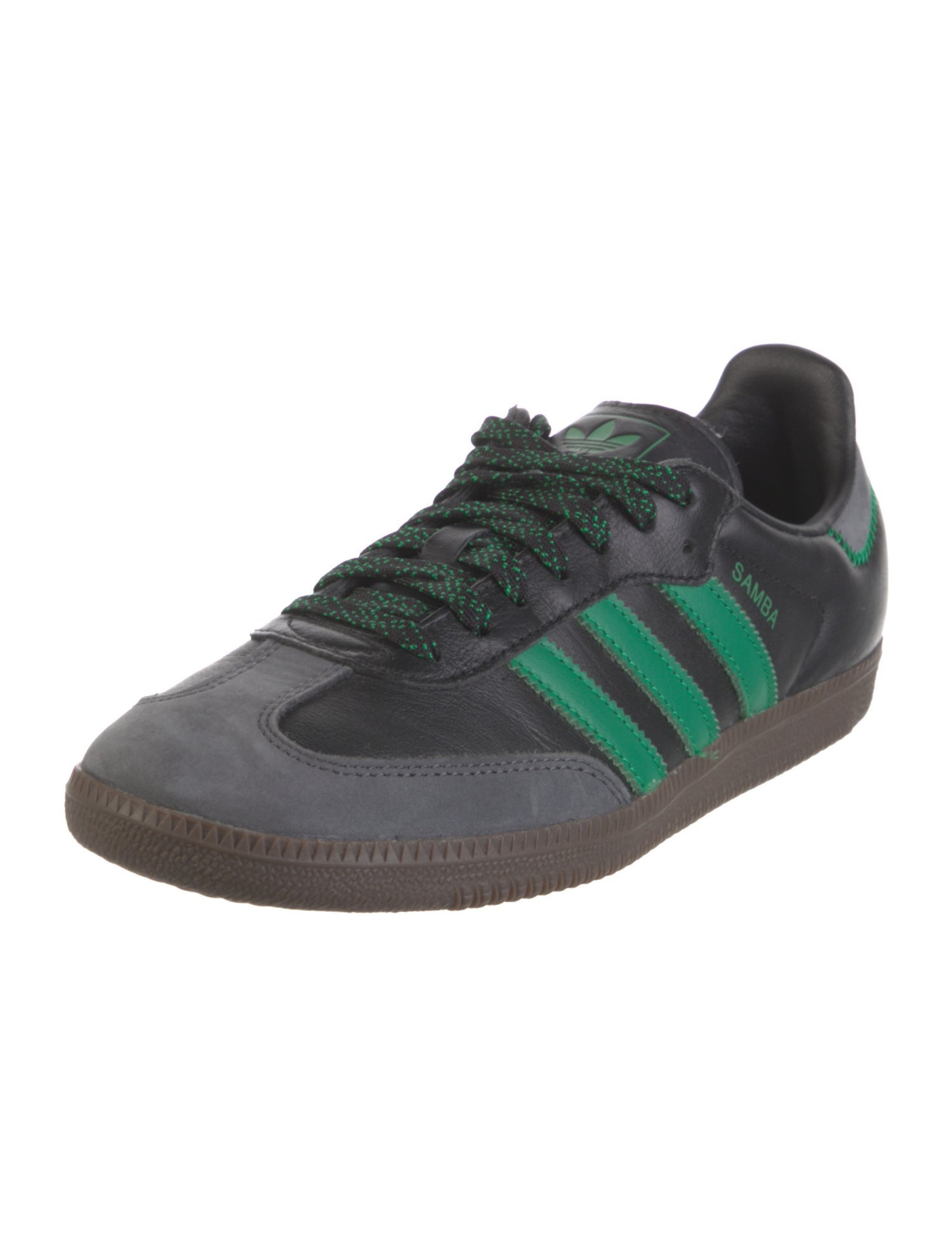 Adidas Leather Striped Sneakers