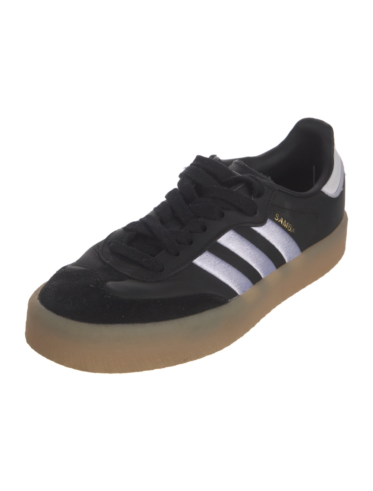 Adidas Leather Striped Sneakers