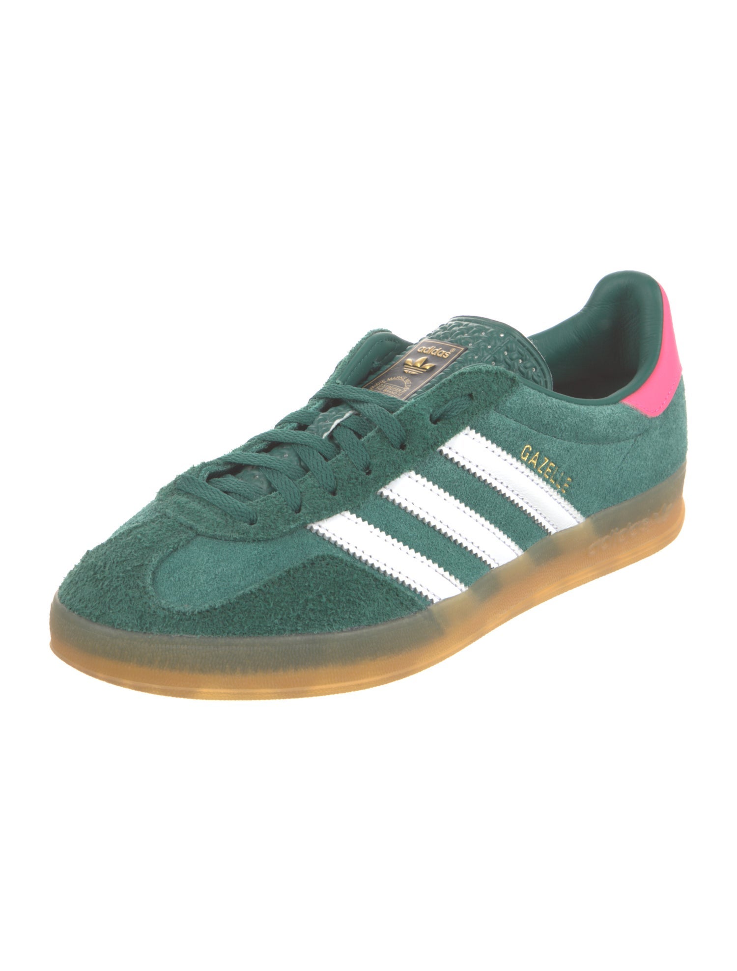 Adidas Suede Leather Trim Embellishment Sneakers