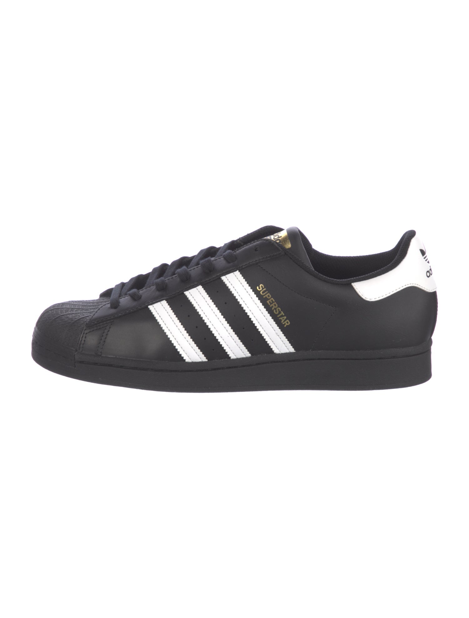 Adidas Leather Striped Sneakers