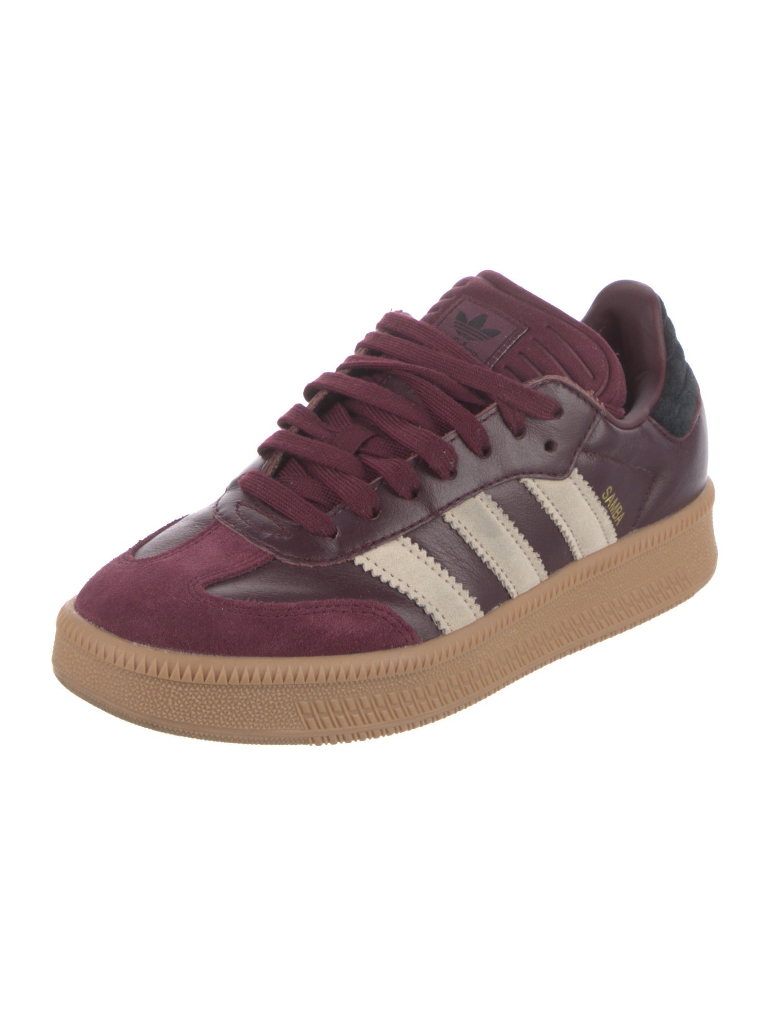Adidas Leather Colorblock Pattern Chunky Sneakers
