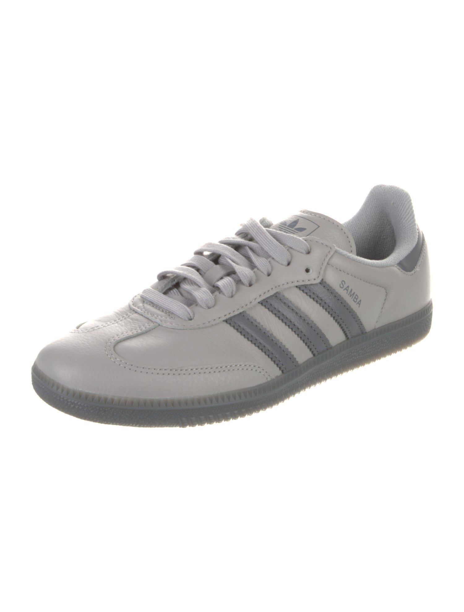Adidas Leather Striped Sneakers