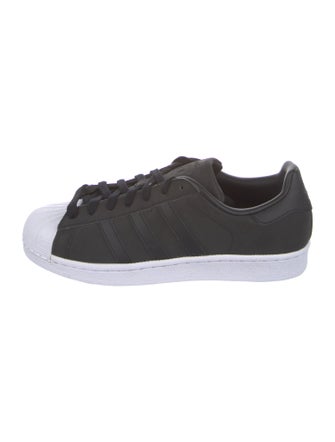 Adidas Leather Colorblock Pattern Sneakers