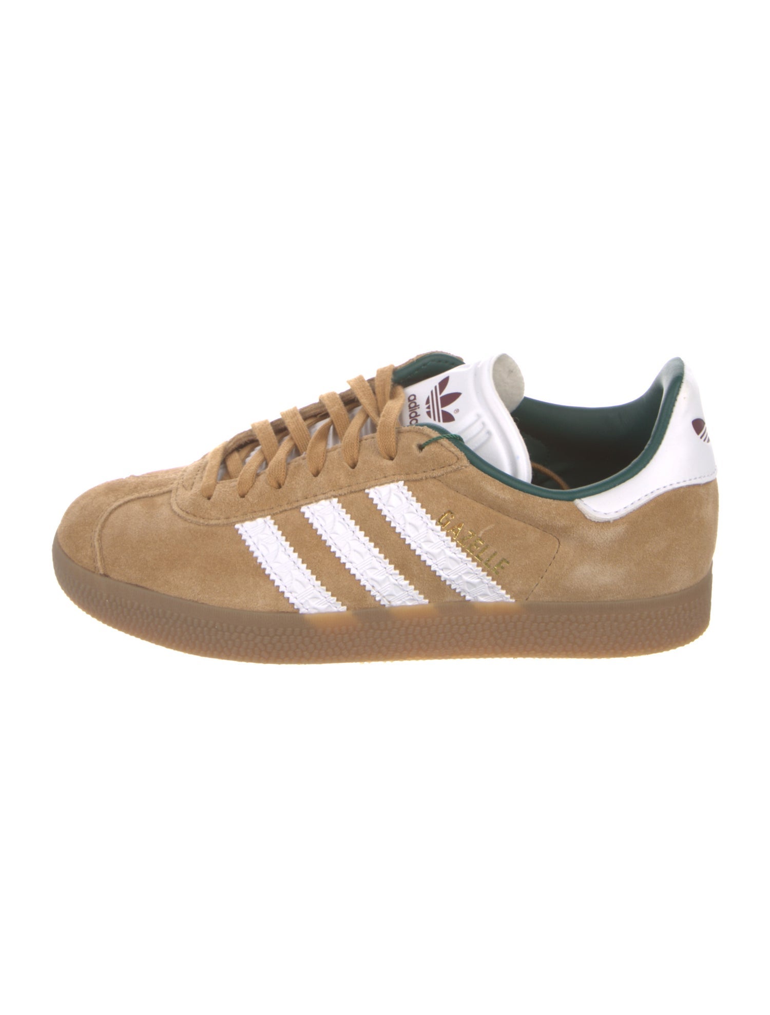 Adidas Suede Leather Trim Embellishment Sneakers