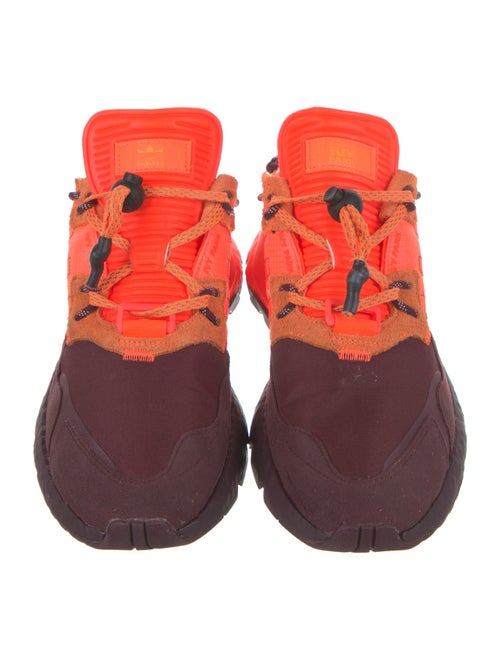 Adidas Nylon Colorblock Pattern Athletic Sneakers