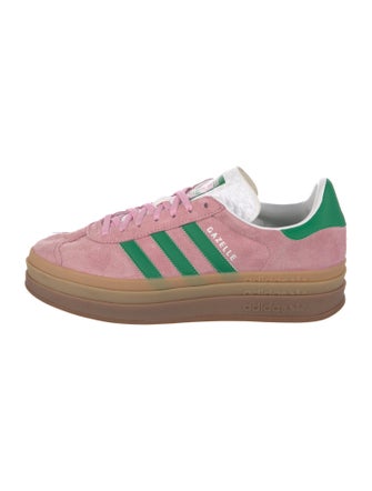 Adidas Suede Leather Trim Embellishment Sneakers