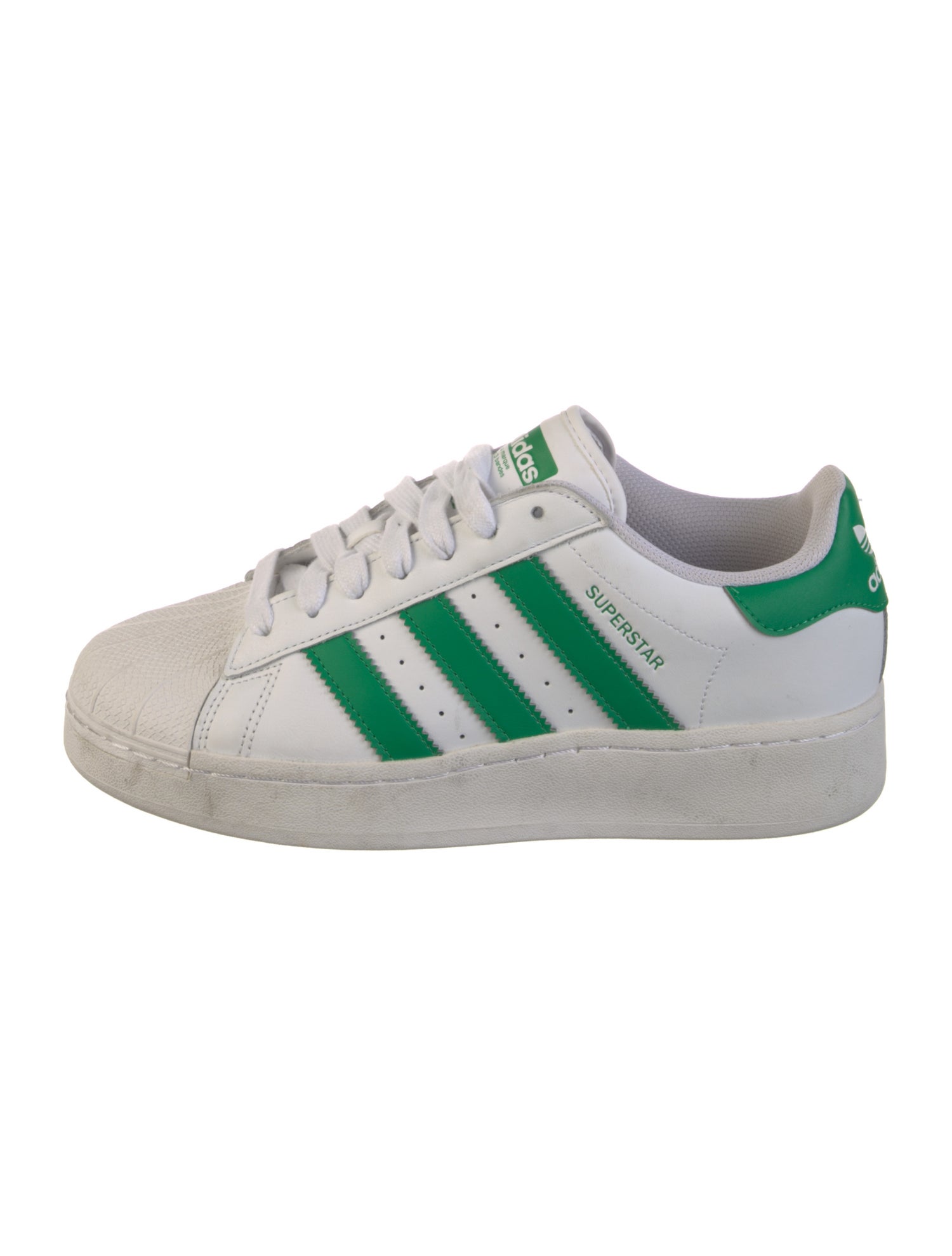 Adidas Leather Striped Sneakers
