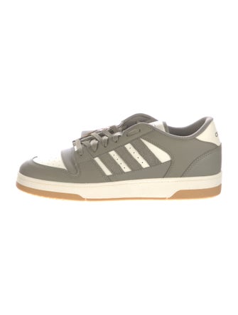 Adidas Leather Colorblock Pattern Sneakers