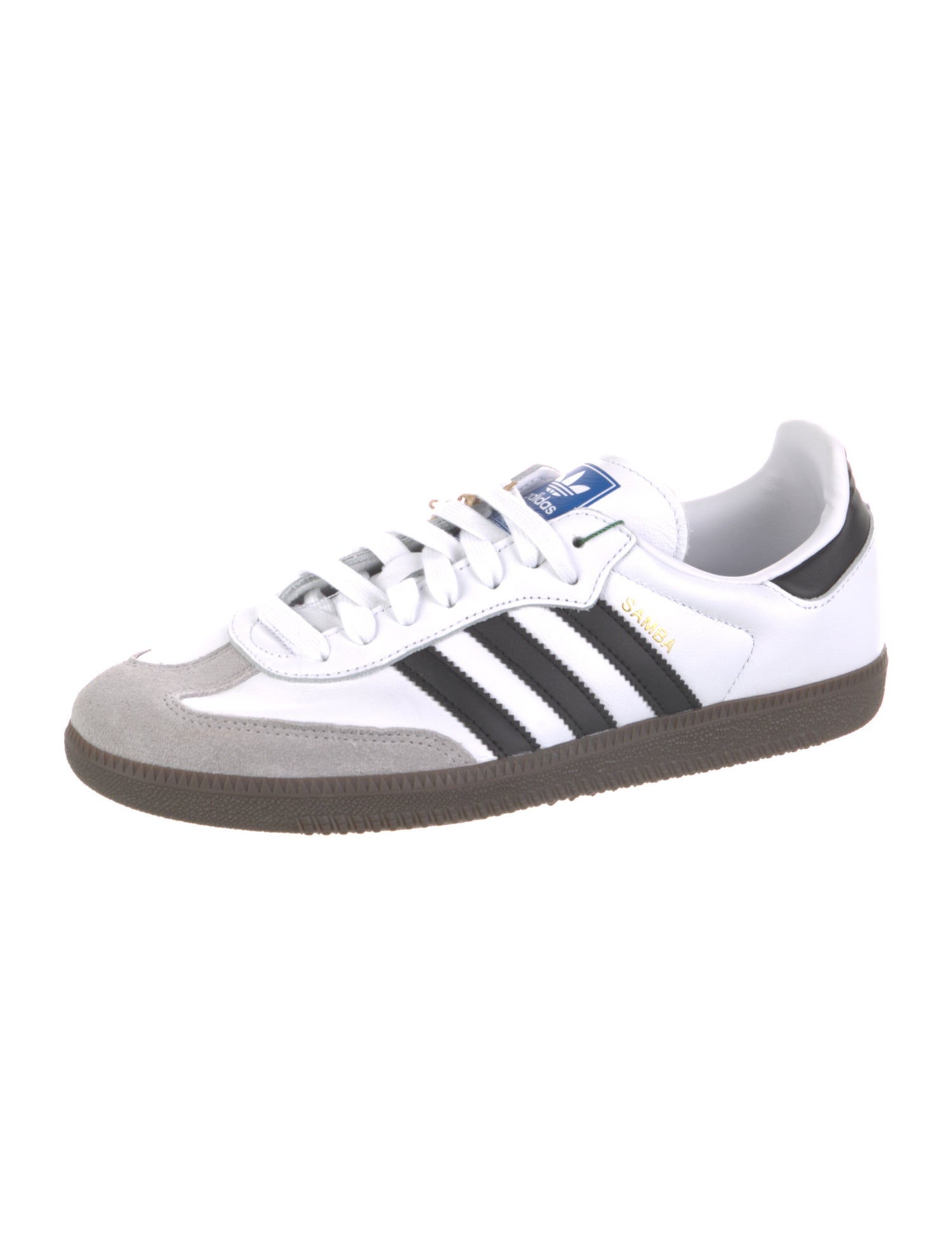 Adidas Leather Colorblock Pattern Sneakers