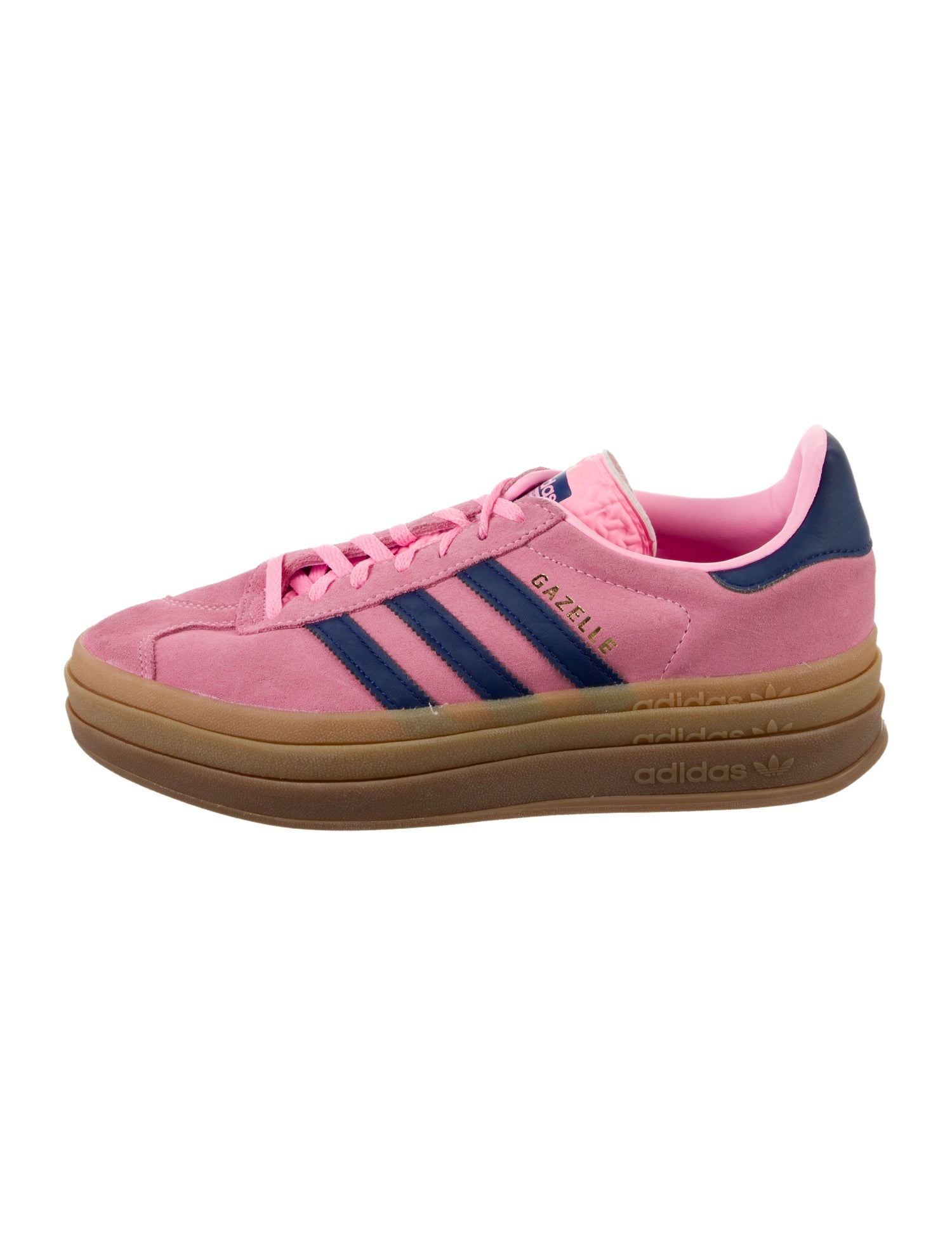 Adidas Suede Leather Trim Embellishment Sneakers