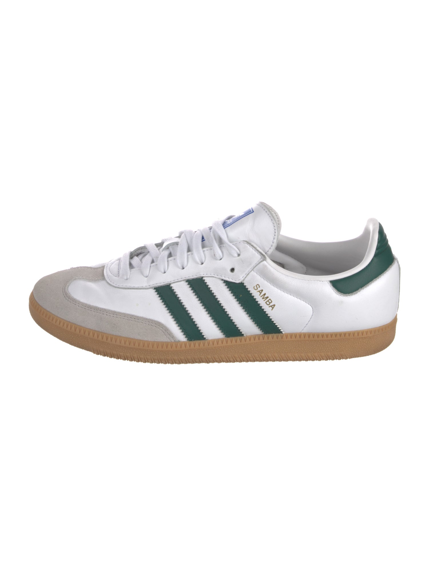 Adidas Leather Striped Sneakers
