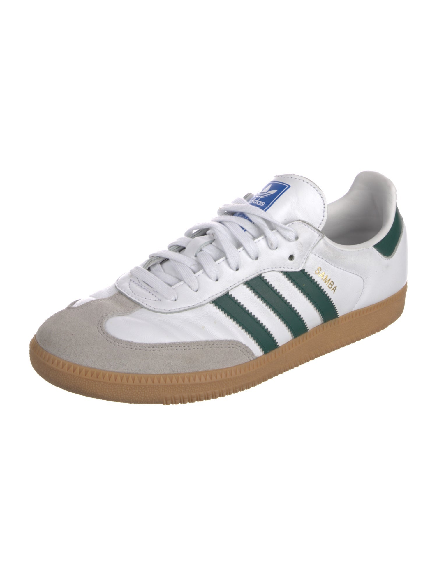 Adidas Leather Striped Sneakers