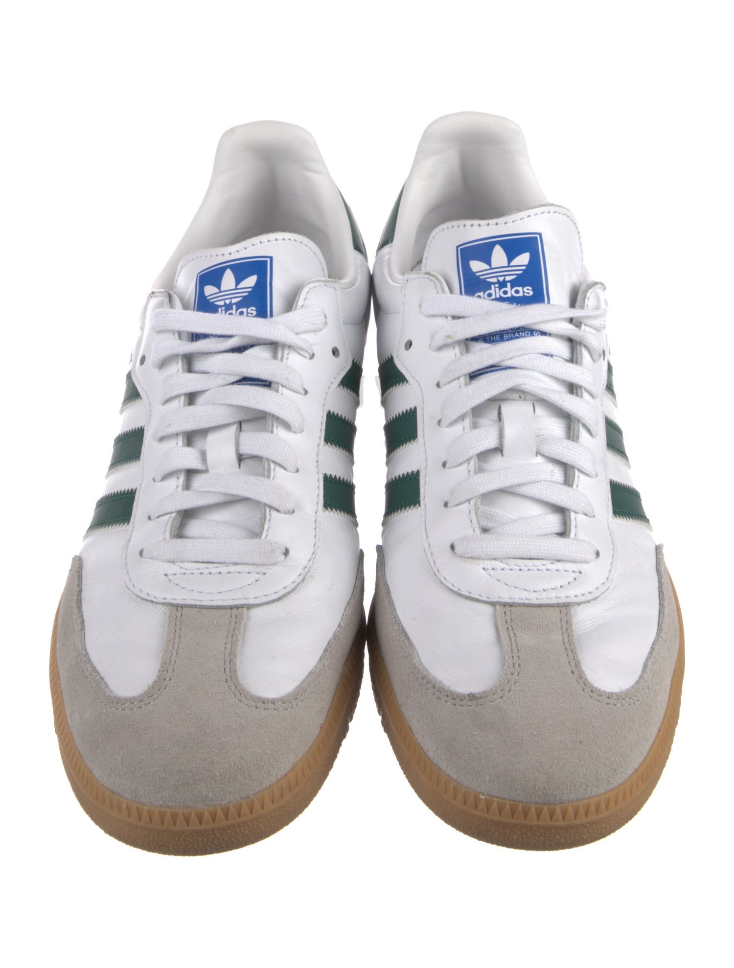 Adidas Leather Striped Sneakers