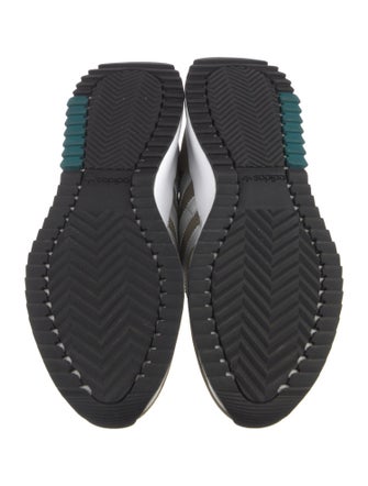 Adidas Leather Printed Athletic Sneakers