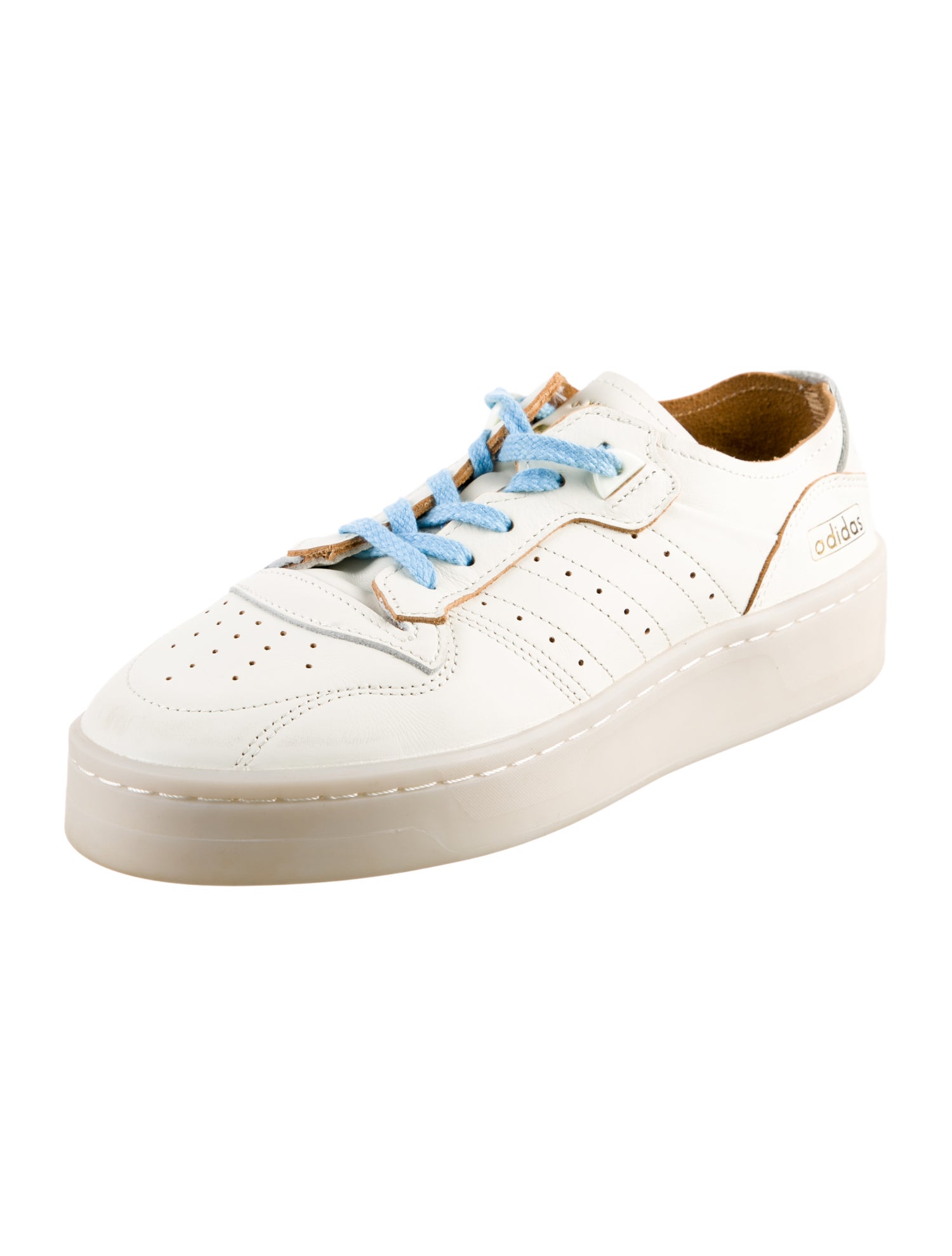 Adidas Leather Printed Sneakers