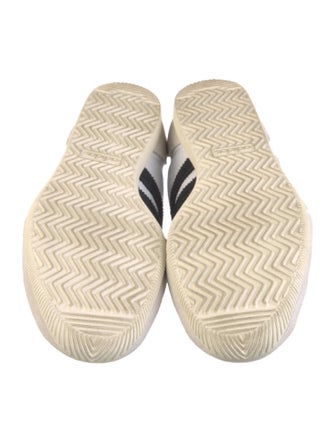 Adidas Leather Colorblock Pattern Athletic Sneakers