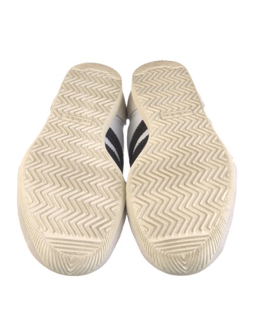 Adidas Leather Colorblock Pattern Athletic Sneakers