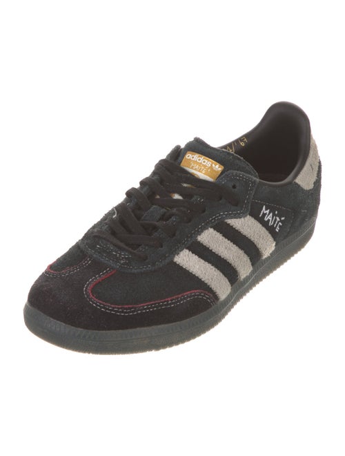 Adidas Suede Leather Trim Embellishment Sneakers