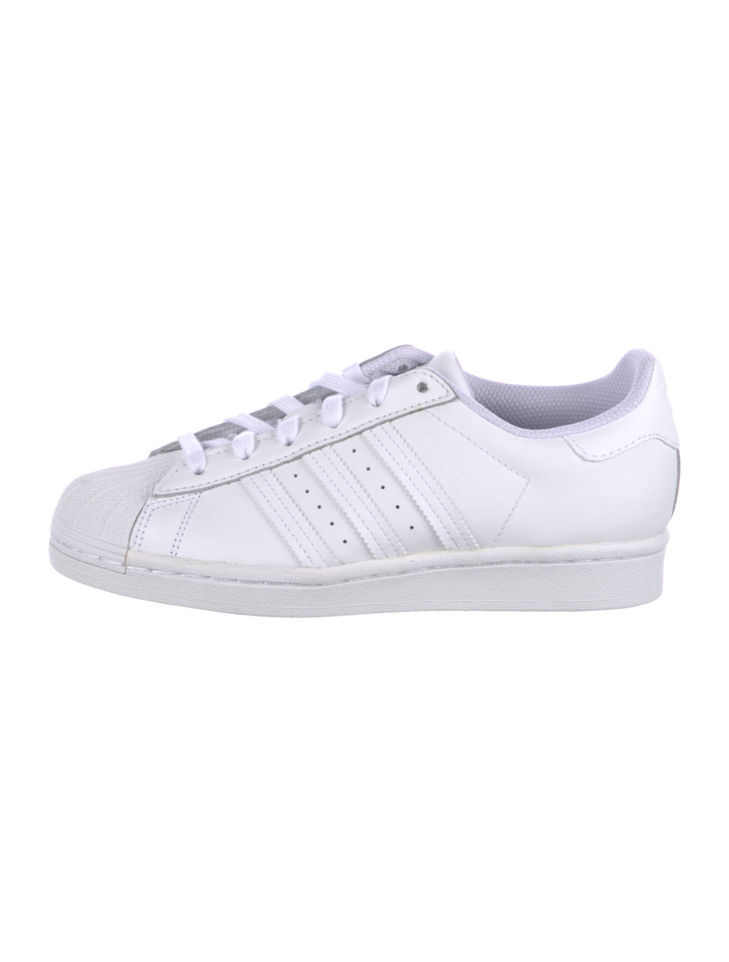 Adidas Leather Embroidered Accent Sneakers
