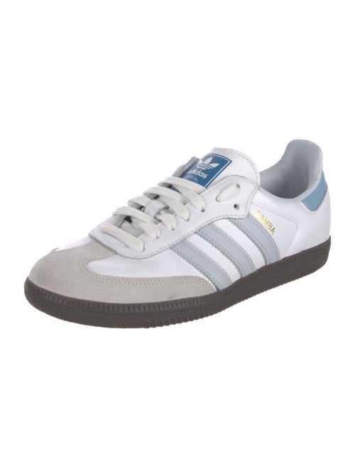 Adidas Leather Colorblock Pattern Sneakers