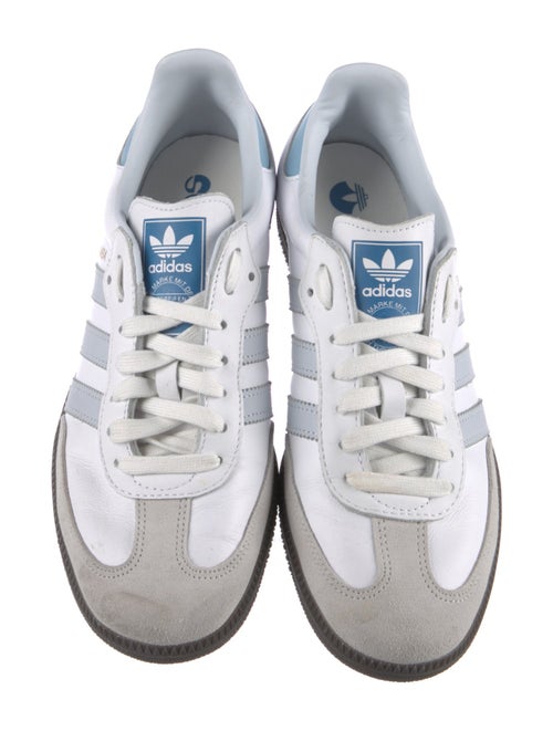 Adidas Leather Colorblock Pattern Sneakers
