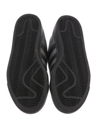 Adidas Leather Leather Trim Embellishment Sneakers