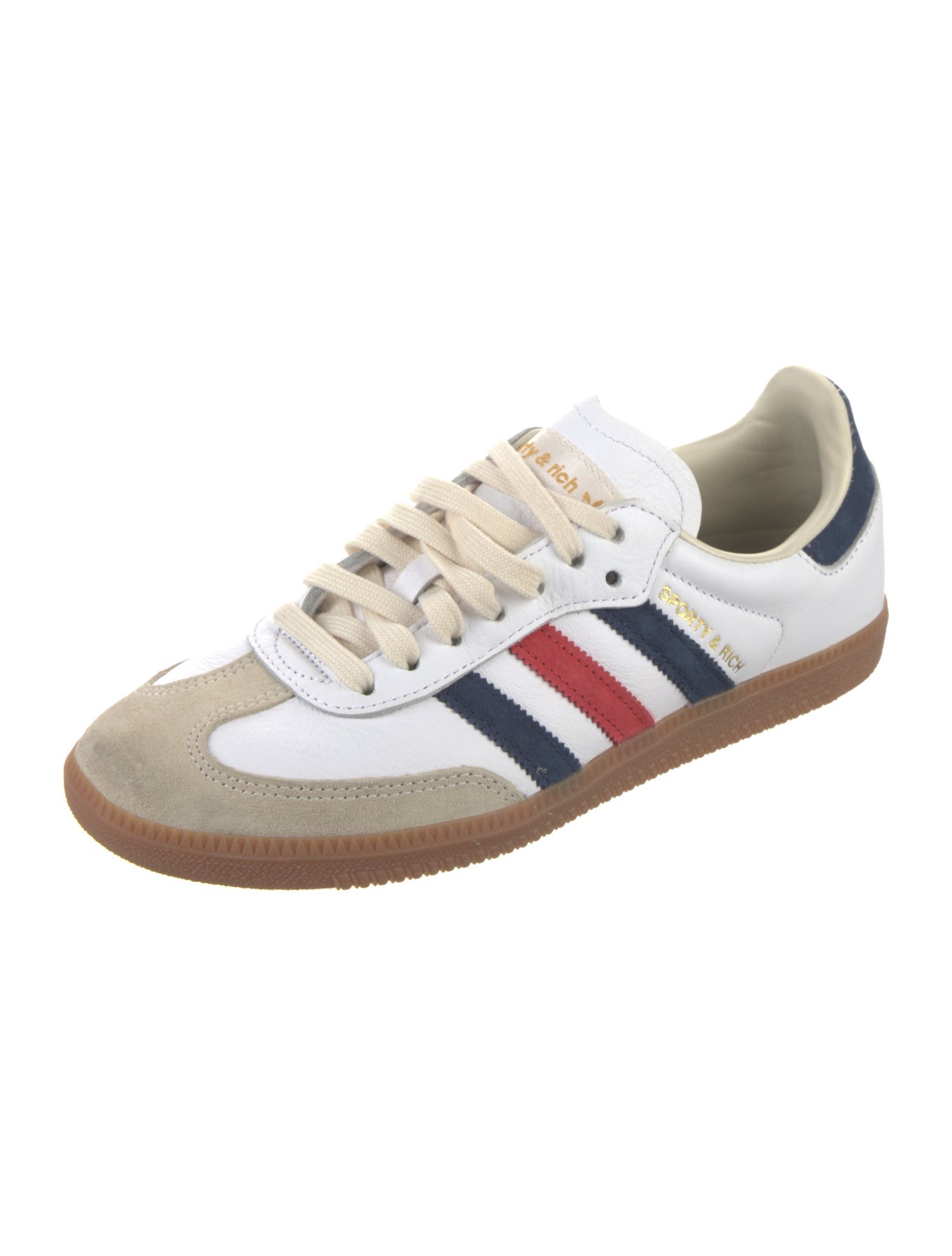 Adidas Signature Logo Leather Sneakers