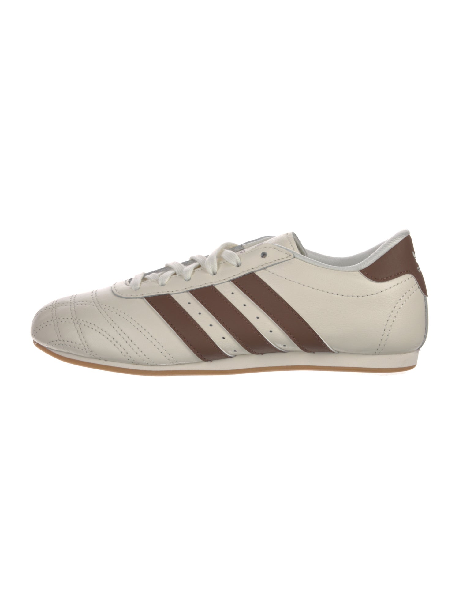 Adidas Leather Striped Sneakers