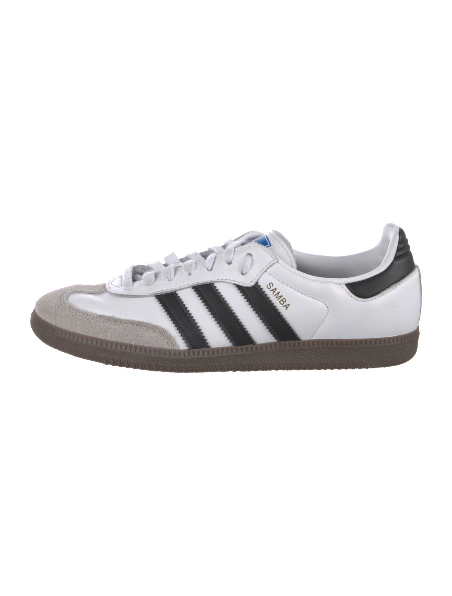 Adidas Leather Colorblock Pattern Sneakers