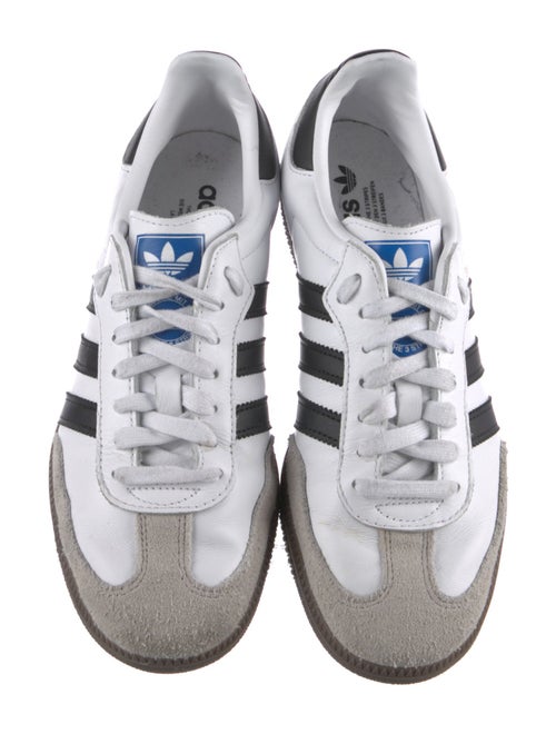 Adidas Leather Colorblock Pattern Sneakers