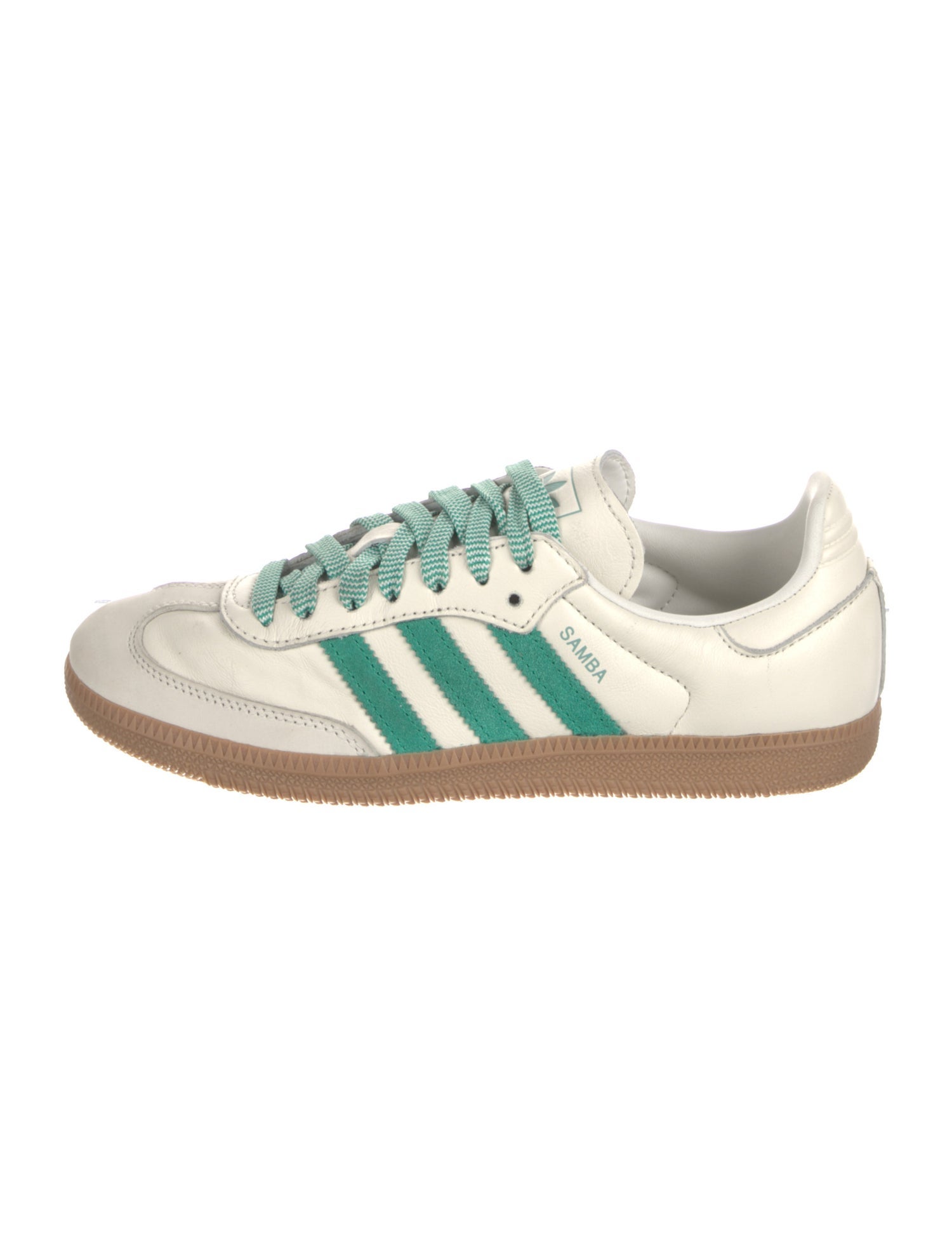 Adidas Leather Striped Sneakers