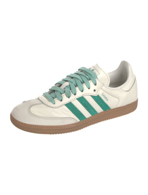 Adidas Leather Striped Sneakers