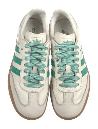Adidas Leather Striped Sneakers