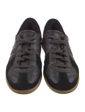 Adidas Leather Colorblock Pattern Sneakers