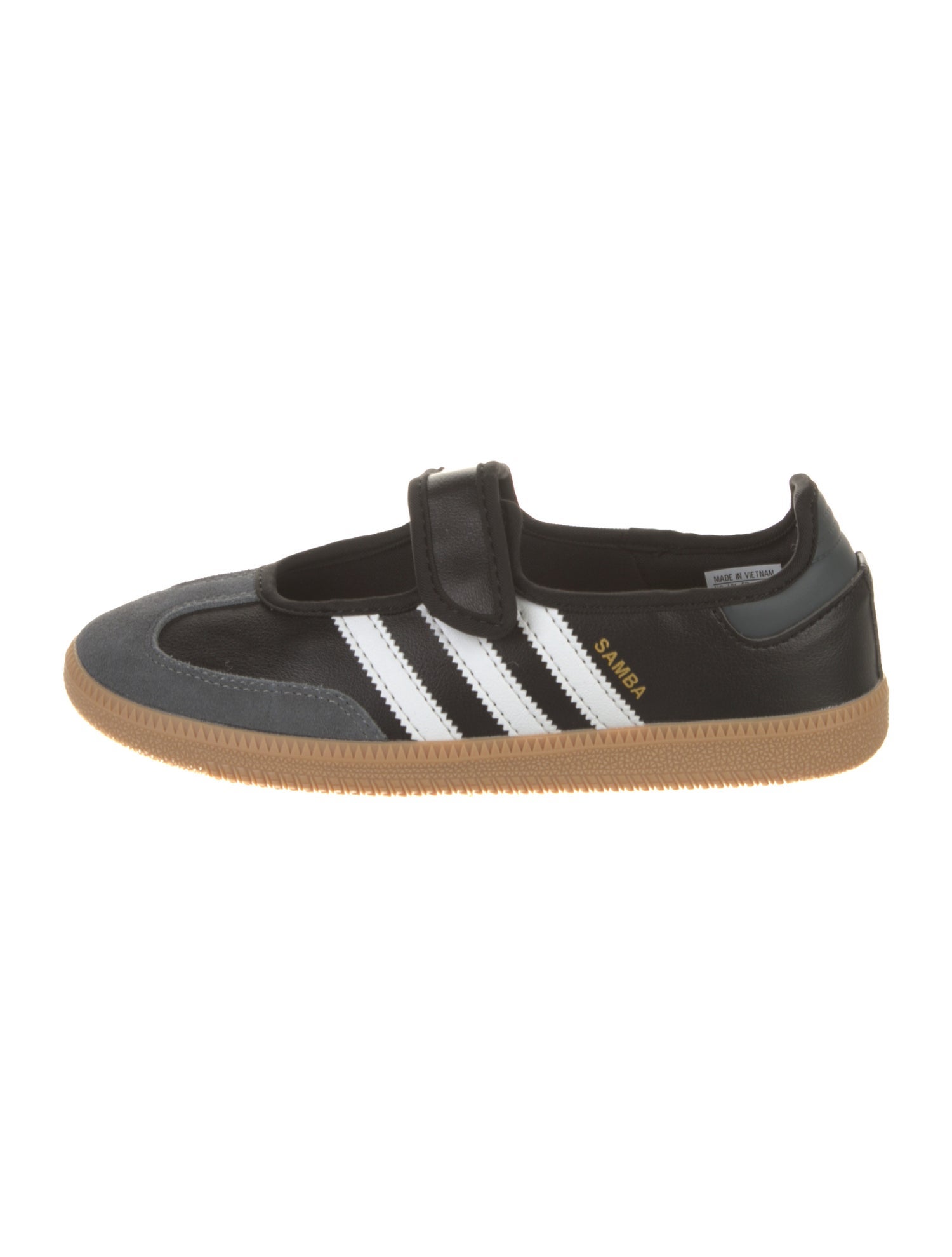 Adidas Leather Striped Sneakers