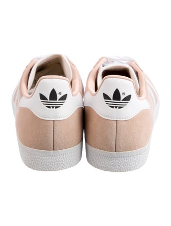 Adidas Suede Leather Trim Embellishment Sneakers