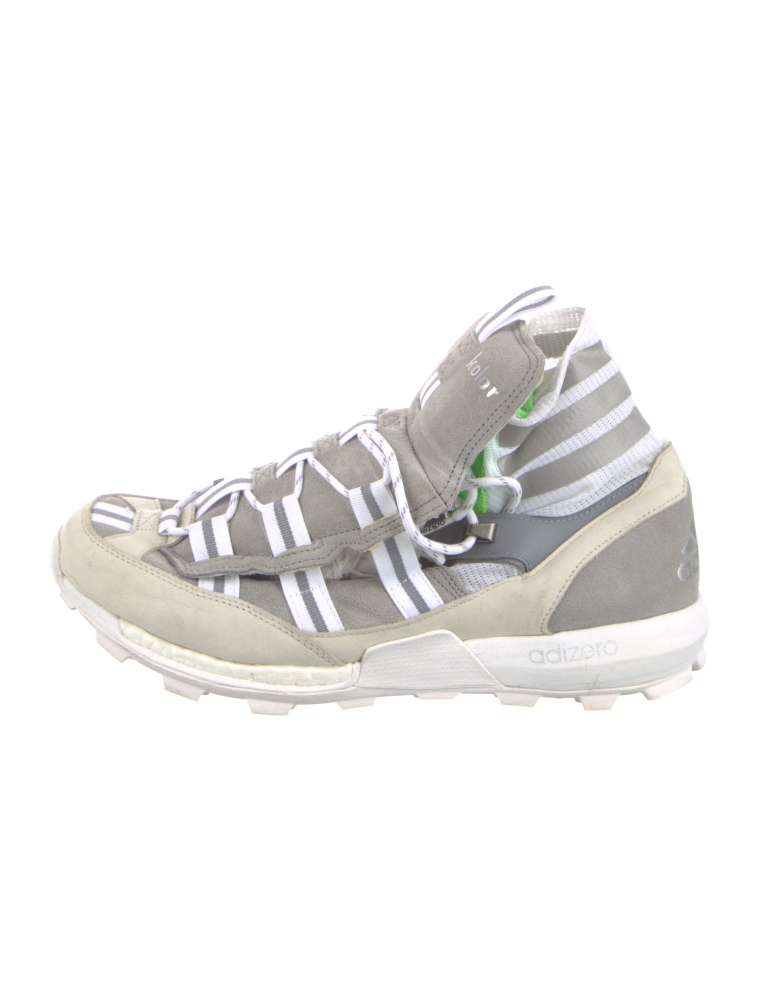 Adidas Leather Printed Athletic Sneakers