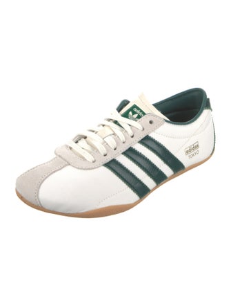 Adidas Leather Striped Sneakers