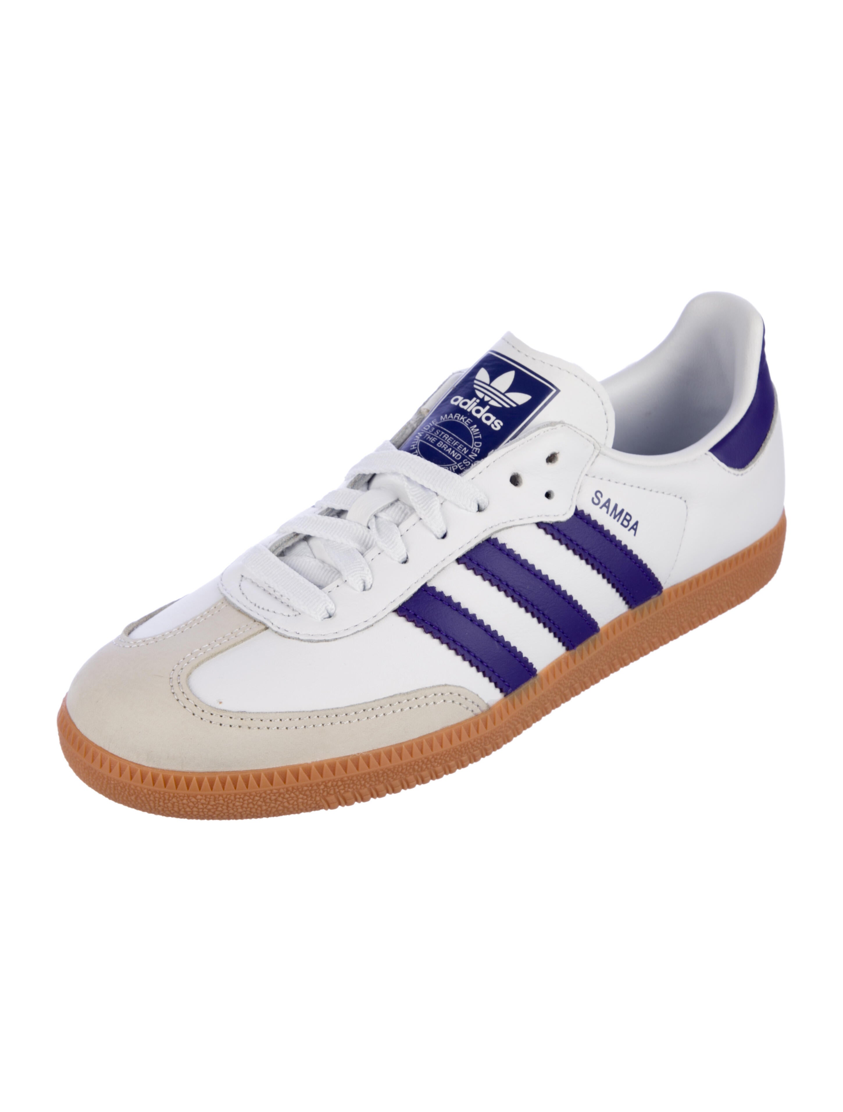 Adidas Signature Logo Leather Sneakers