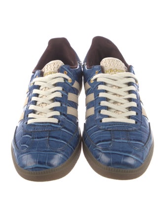 Adidas Leather Printed Sneakers