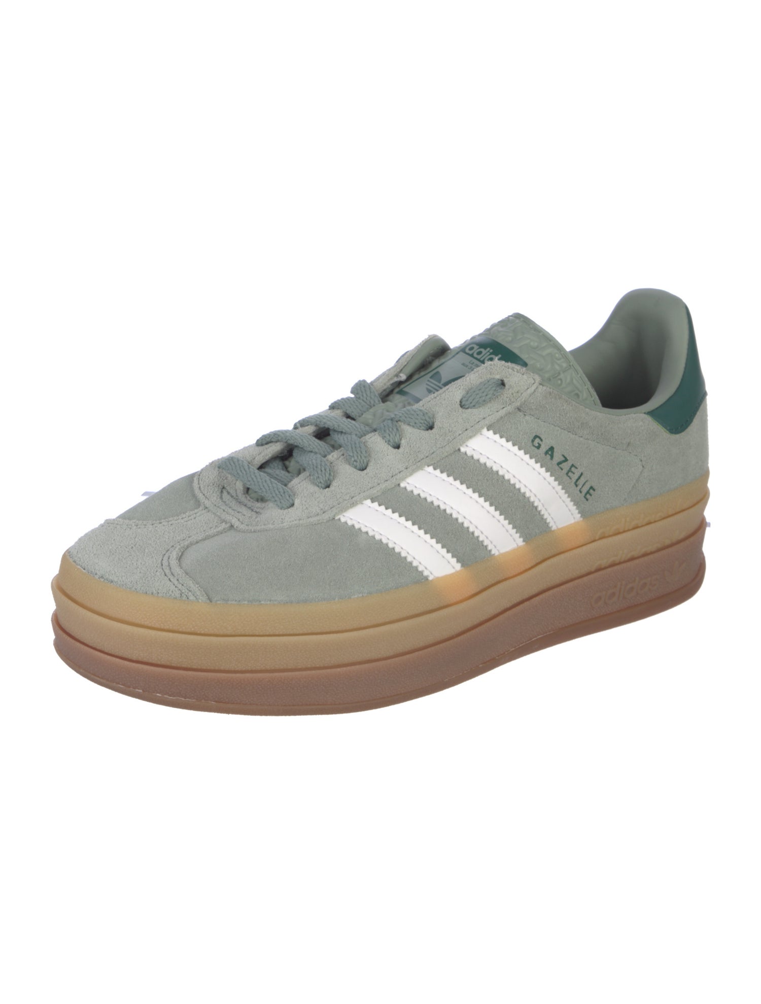 Adidas Suede Leather Trim Embellishment Sneakers