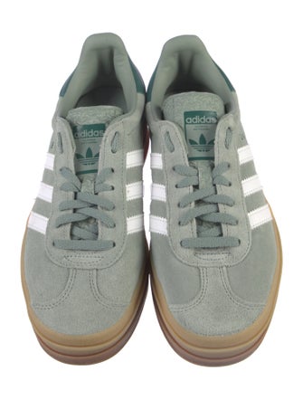 Adidas Suede Leather Trim Embellishment Sneakers