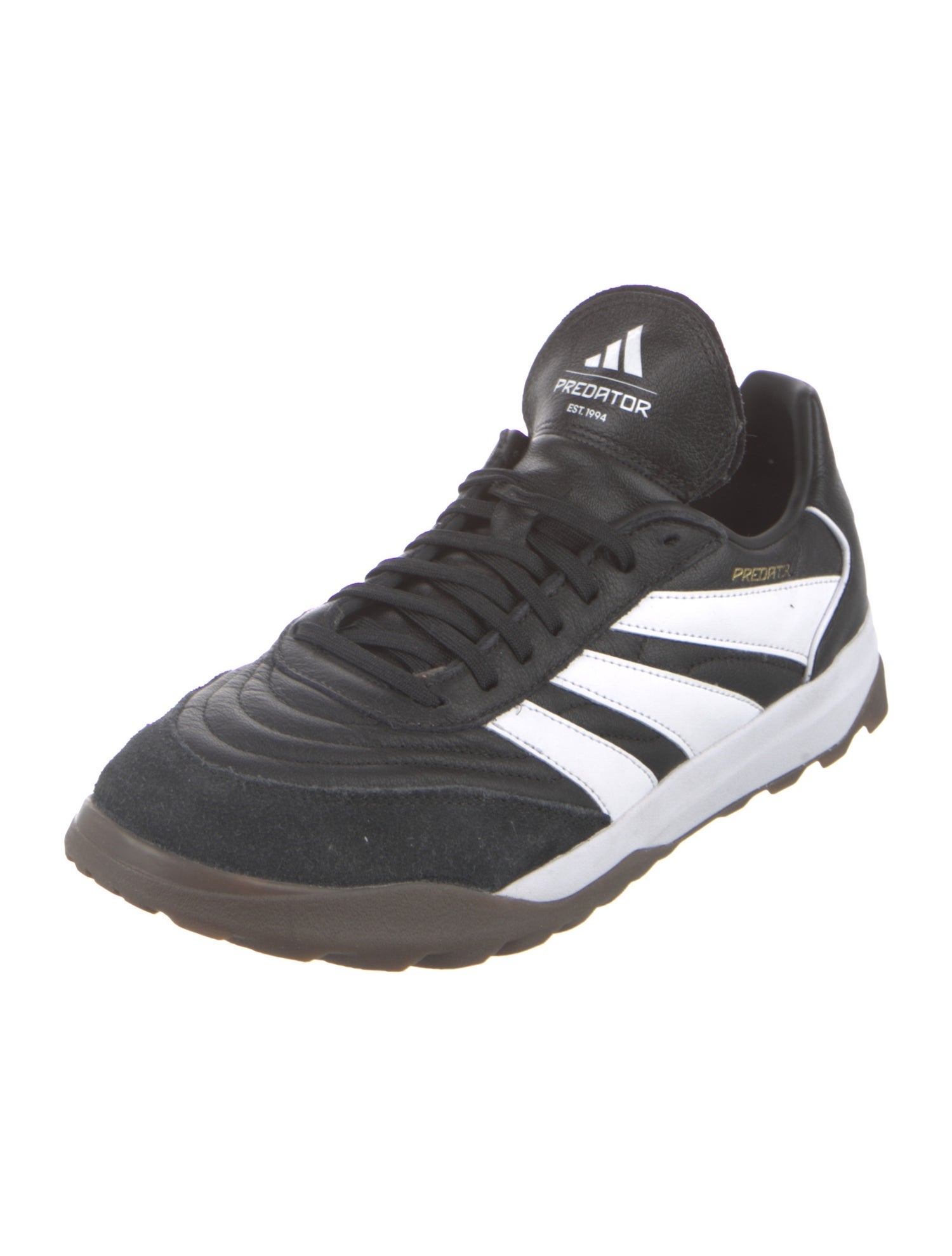 Adidas Leather Printed Athletic Sneakers