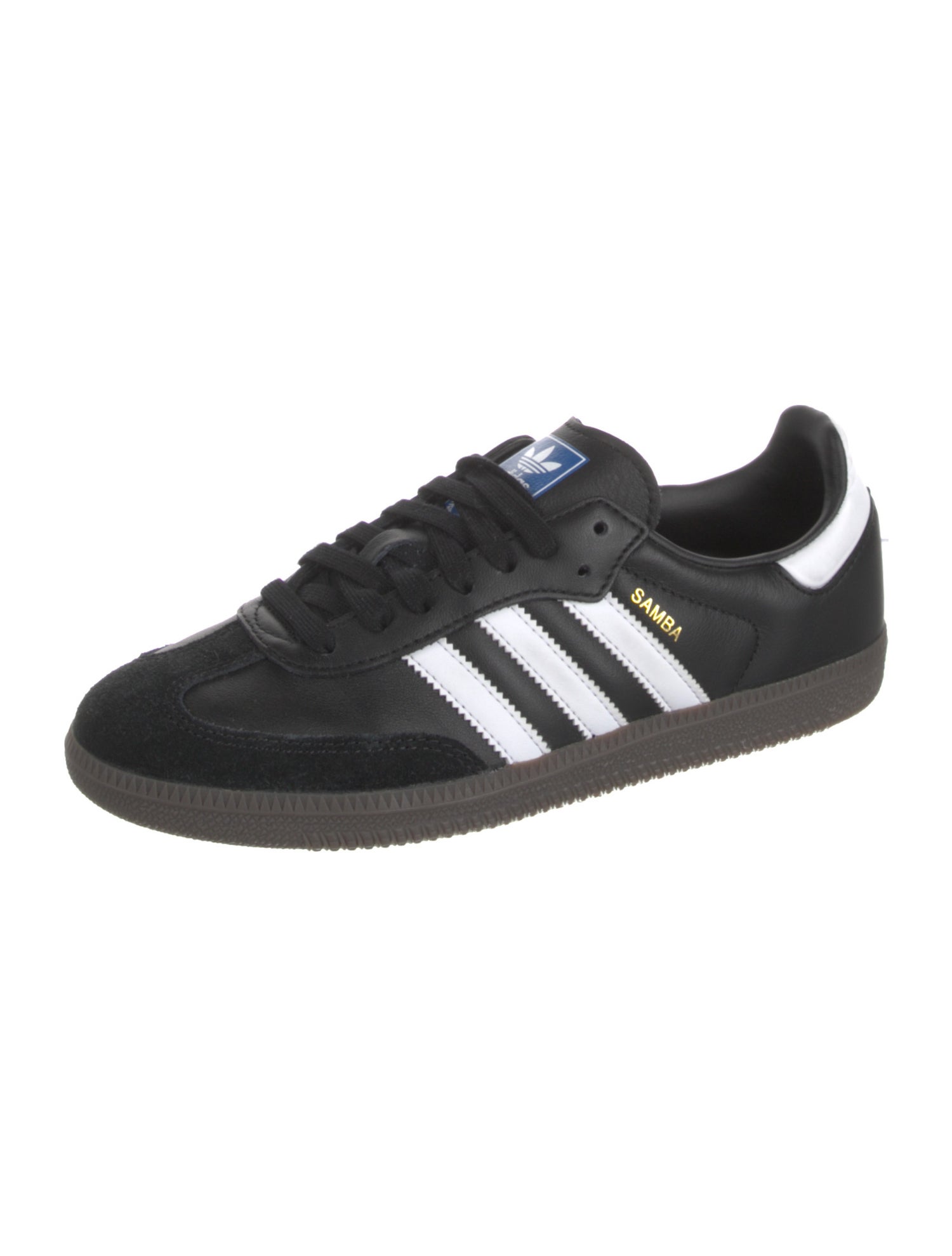 Adidas Leather Striped Sneakers
