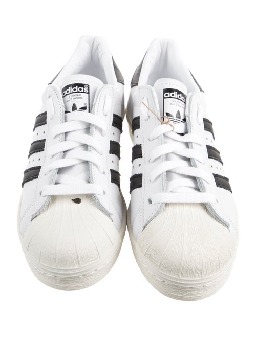 Adidas Leather Striped Sneakers