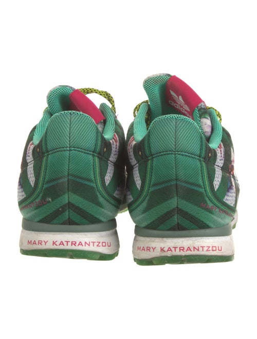 Adidas Leather Printed Athletic Sneakers