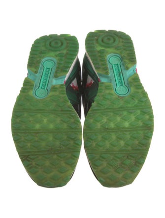 Adidas Leather Printed Athletic Sneakers