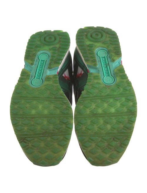 Adidas Leather Printed Athletic Sneakers