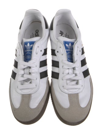Adidas Leather Colorblock Pattern Sneakers