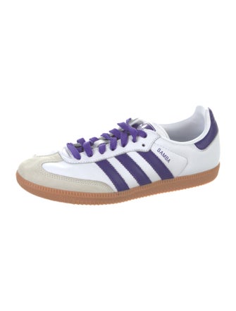Adidas Leather Colorblock Pattern Sneakers